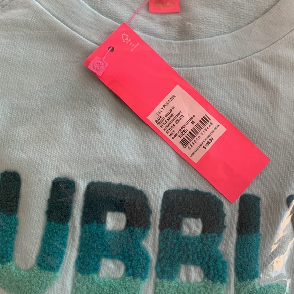 NWT LILLY PULITZER BUBBLY ALDEAN SWEATSHIRT - Picture 4 of 6